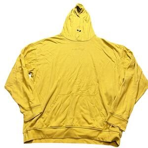 Daniel Patrick Loop Terry Standard Hoodie Mustard Yellow Medium Streetwear‎